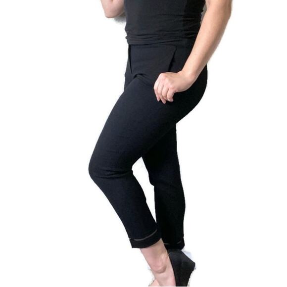 Escada Straight Slim Leg Wool Blend Trousers Slacks Pants Size 36/ US 6 - Picture 2 of 11